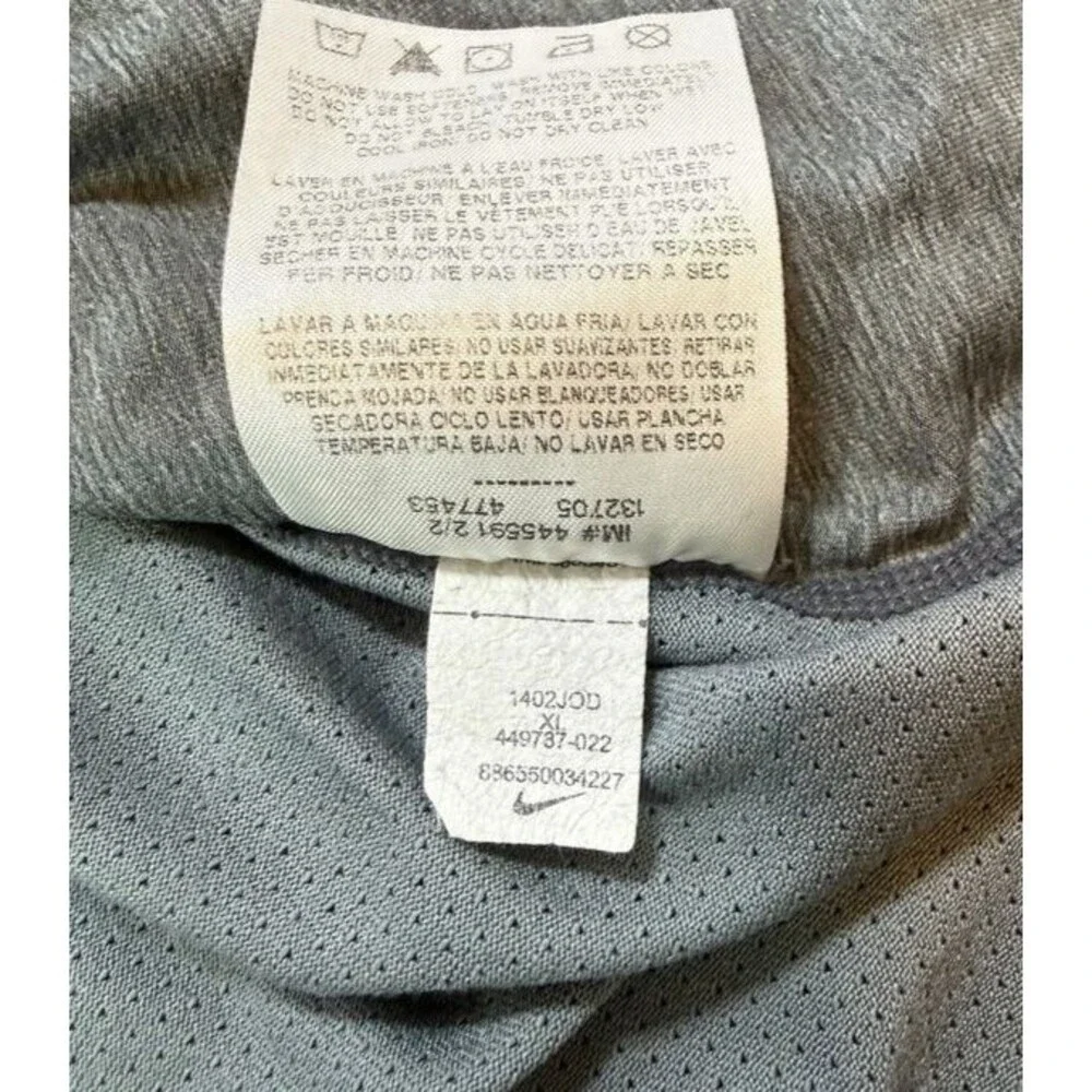 Nike Pro Combat Compression Shirt Men's Size XL Gray Dri-Fit Athletic Training